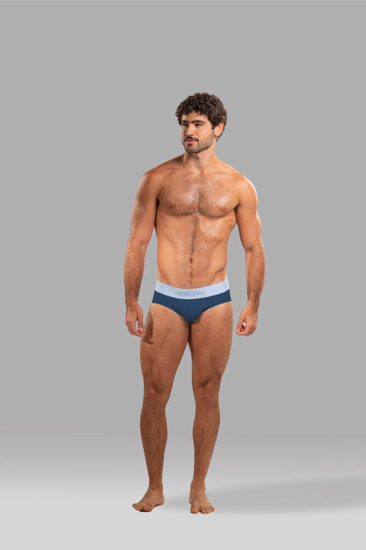 Navy blue & sky Blue Y-Brief