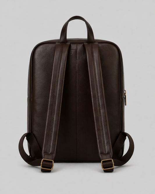Brown traveler back bag