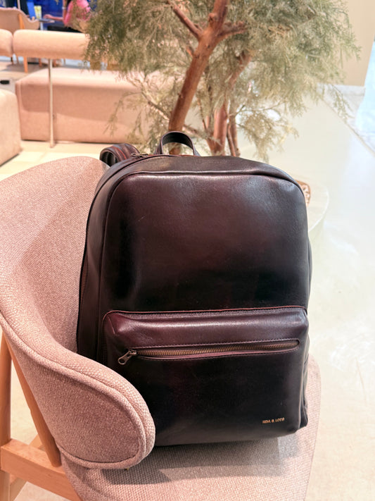 Brown traveller back bag