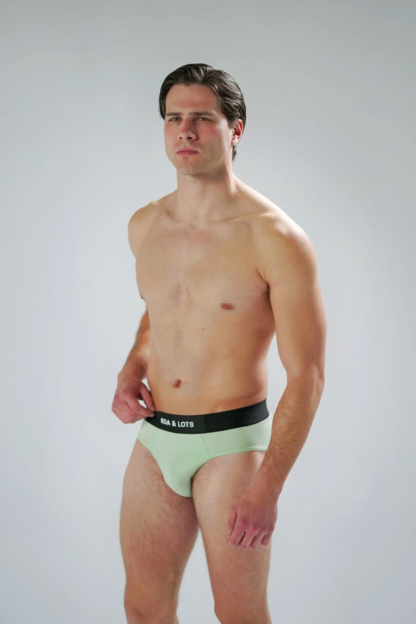 Mint × black Y-Briefs