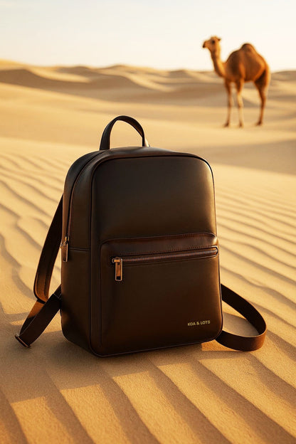 Brown traveller back bag