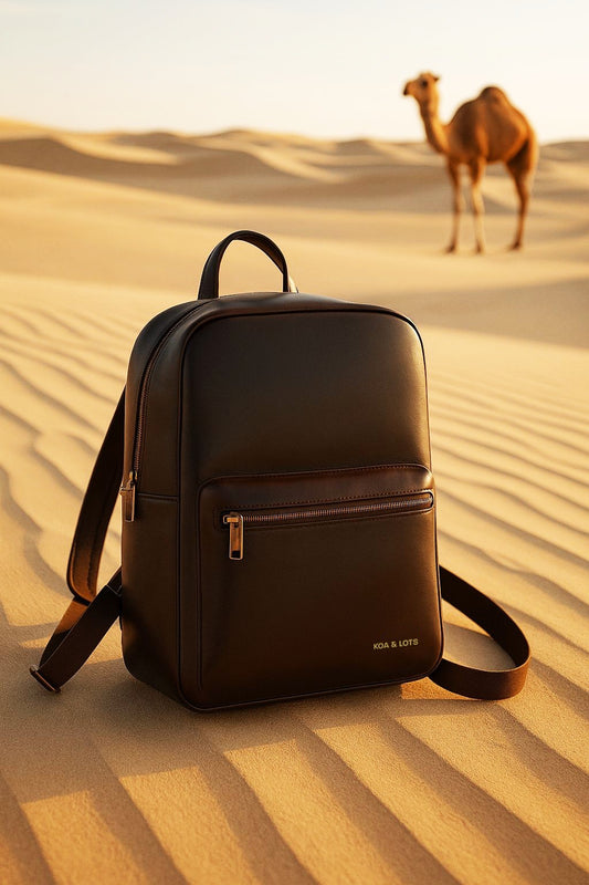 Brown traveller back bag