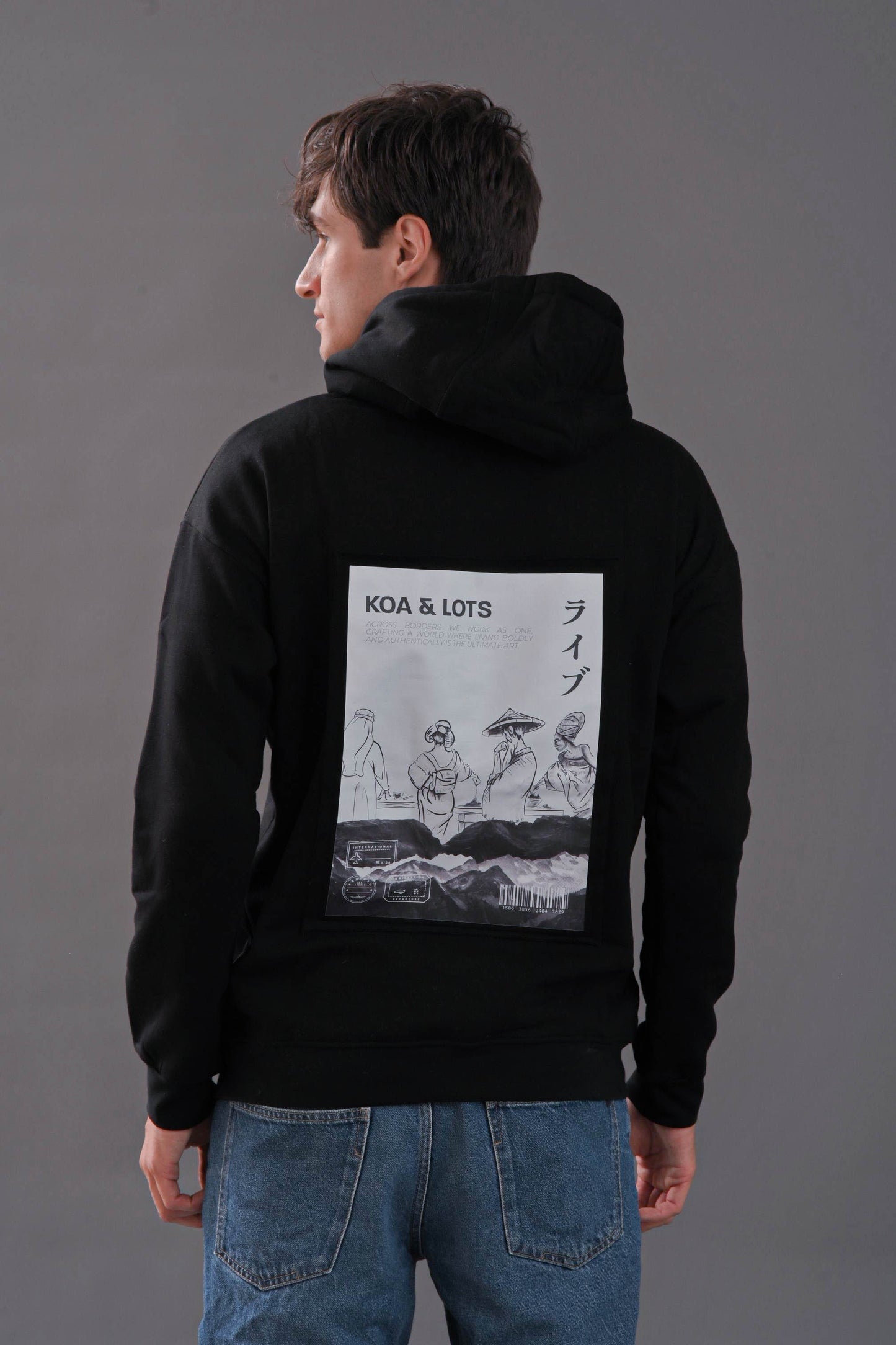 The one world black hoodie