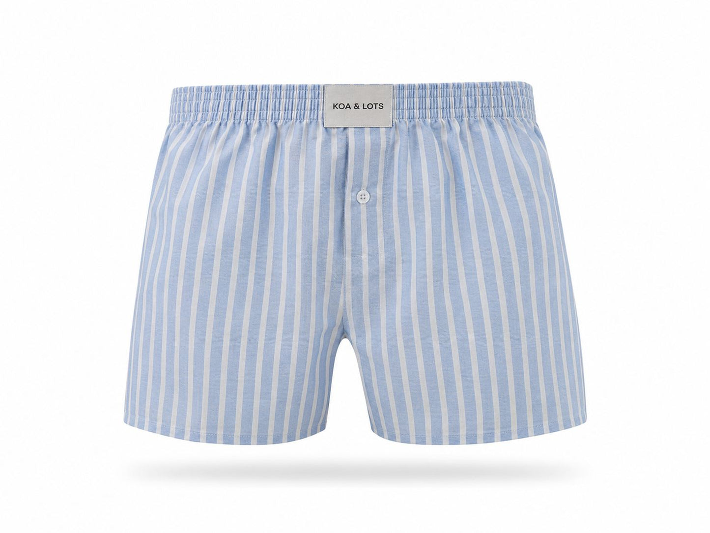 Woven Boxers Shorts -Blue Stripe