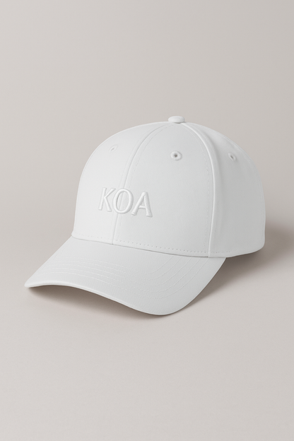 White KOA Cap