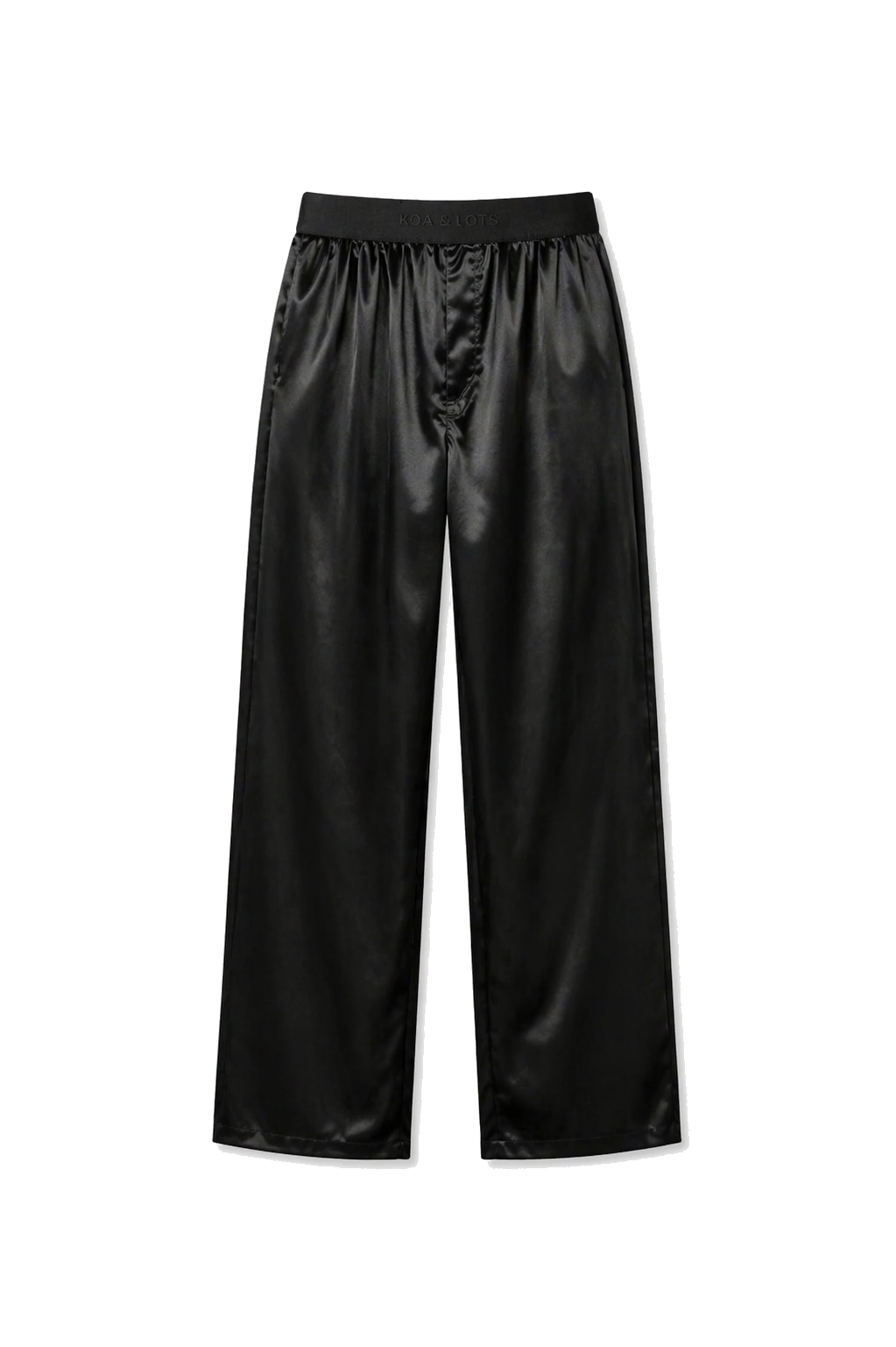 Black Satin Pants