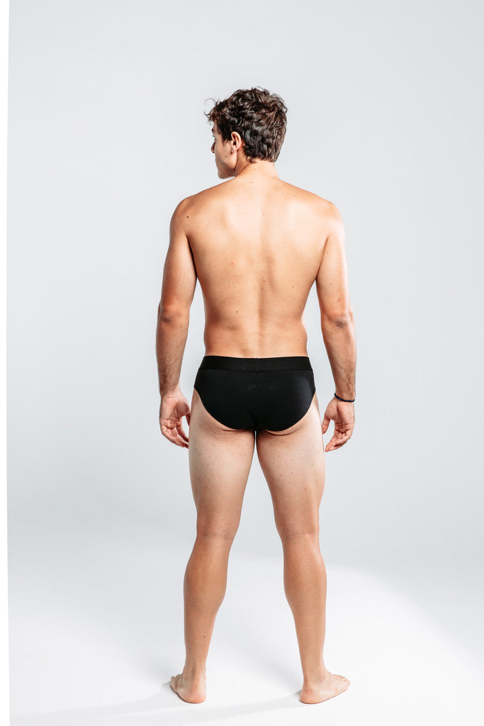 Black Y-Brief